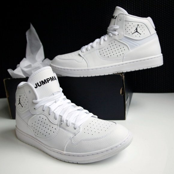 Nike Air Jordan Access Men\'s Shoes White/White Size 13 NEW -NO BOX LID main image 2